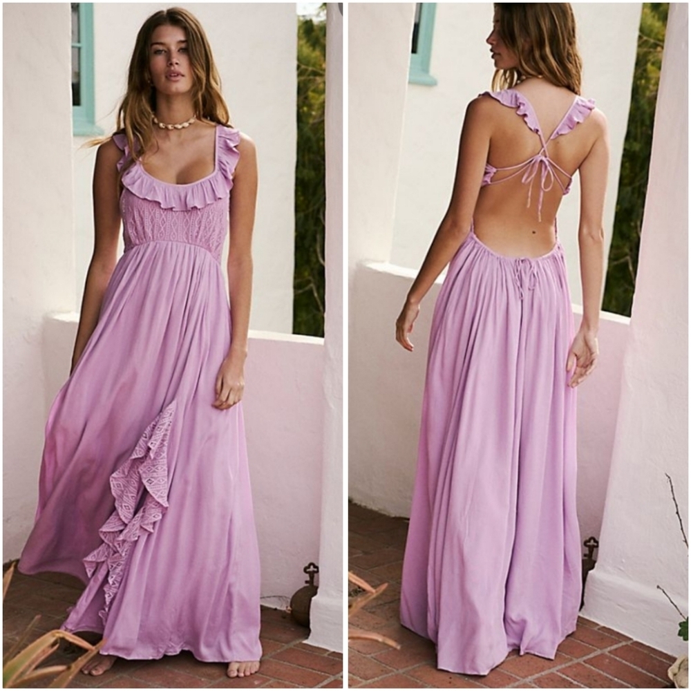 FP Elisse Low Back Maxi Dress